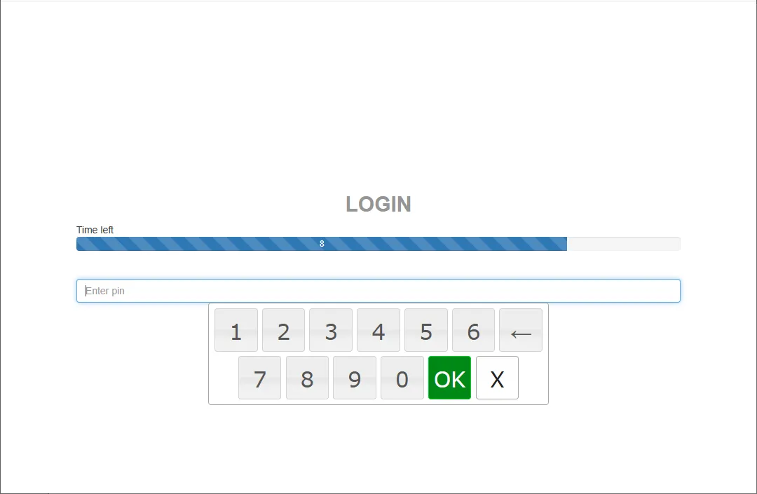 Login Enter PIN