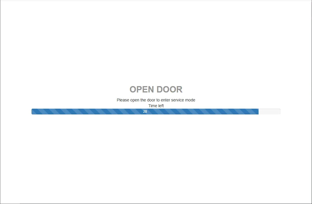 Login Waiting for the door to open